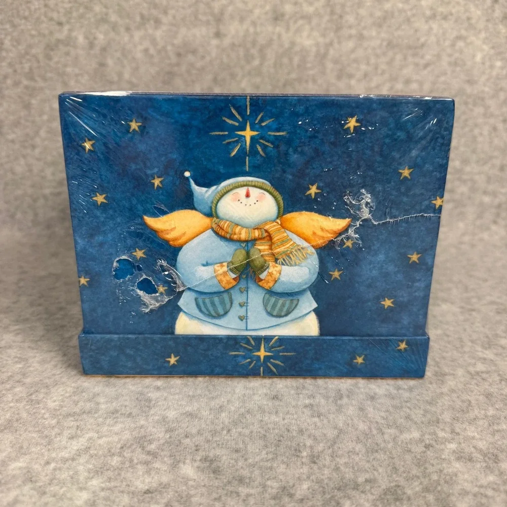 Lindy Bowman Vintage 5-Piece Christmas Nesting Gift Box Set Original Packaging